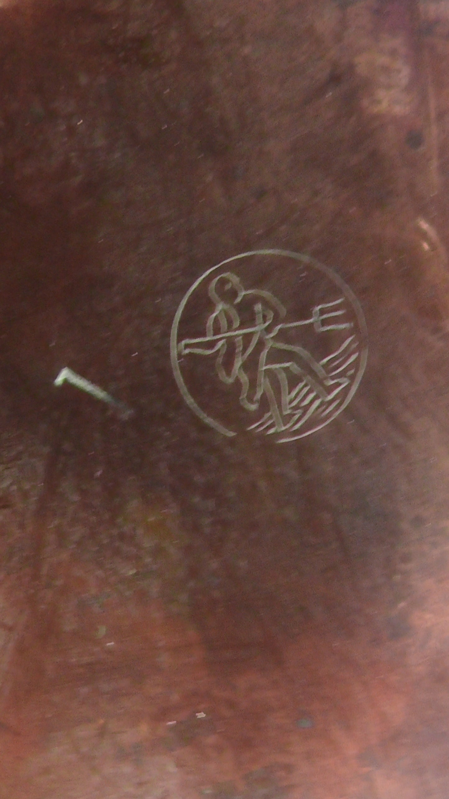 JS & S Sankey Size 1 Copper Jug (Neptune Mark)