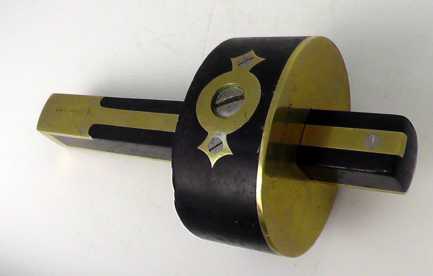 Antique Ebony & Brass Carpenter's Scribe by John Wilson of Sheffield