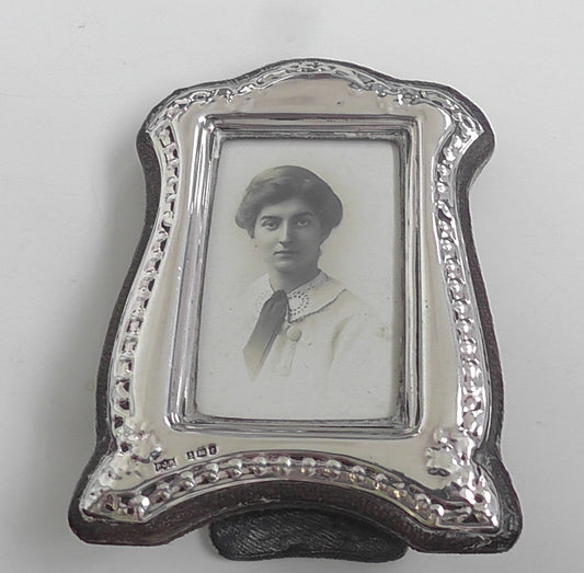 Solid Silver Miniature Photo/Picture Frame Size  3.25" x 2.5" inches
