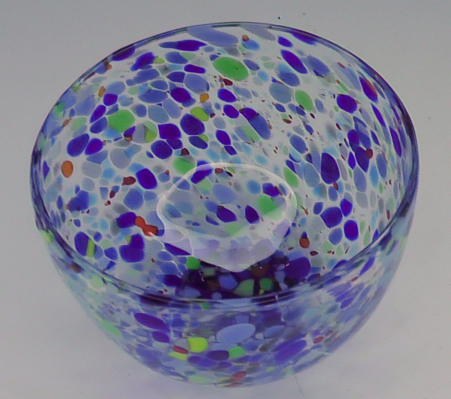 Vintage Italian Confetti Glass Bowl