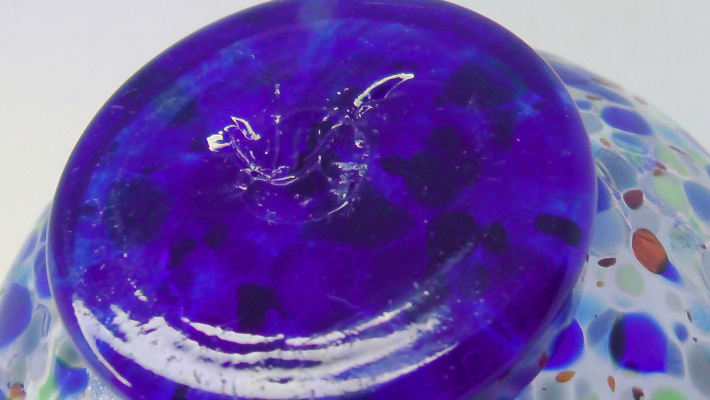 Vintage Italian Confetti Glass Bowl