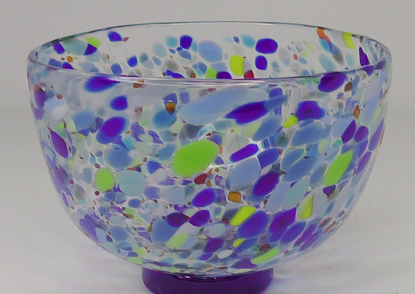 Vintage Italian Confetti Glass Bowl