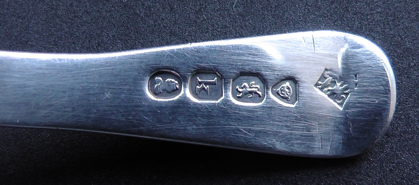 Georgian Solid Silver Caddy Spoon Dates 1825