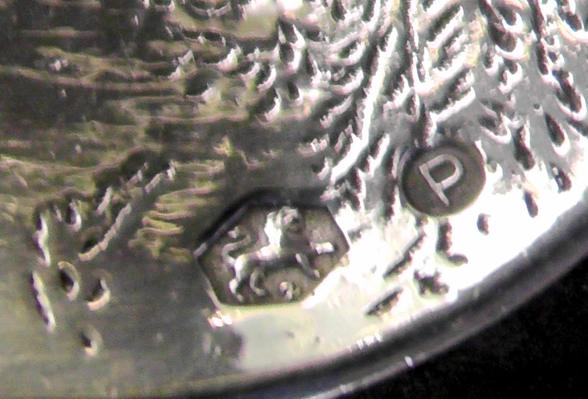 Unusual Large Galleon Spoon Marks for 1925