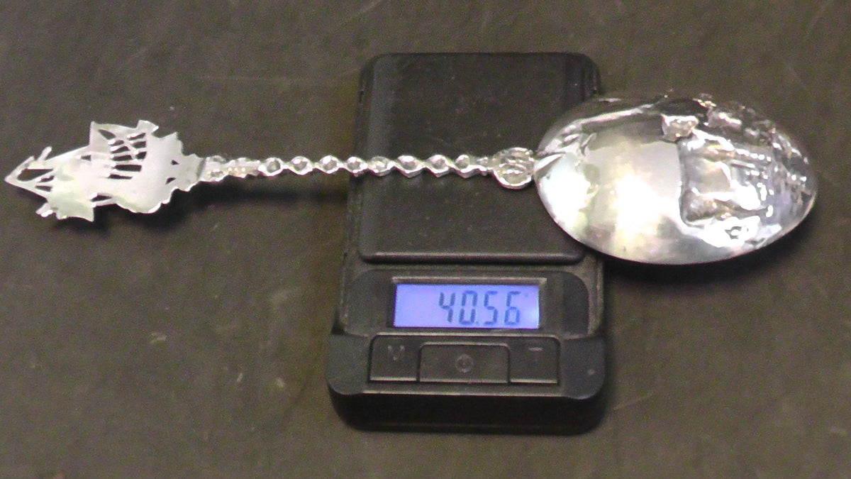 Unusual Large Galleon Spoon Marks for 1925
