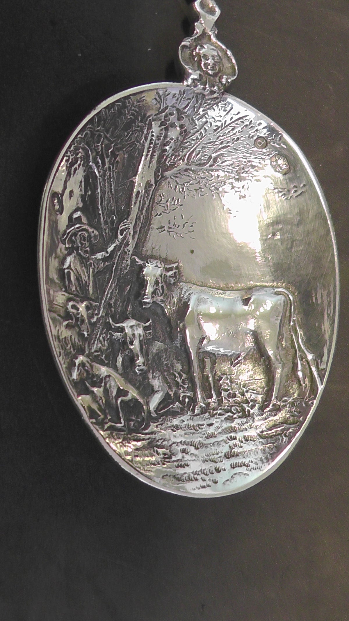 Unusual Large Galleon Spoon Marks for 1925