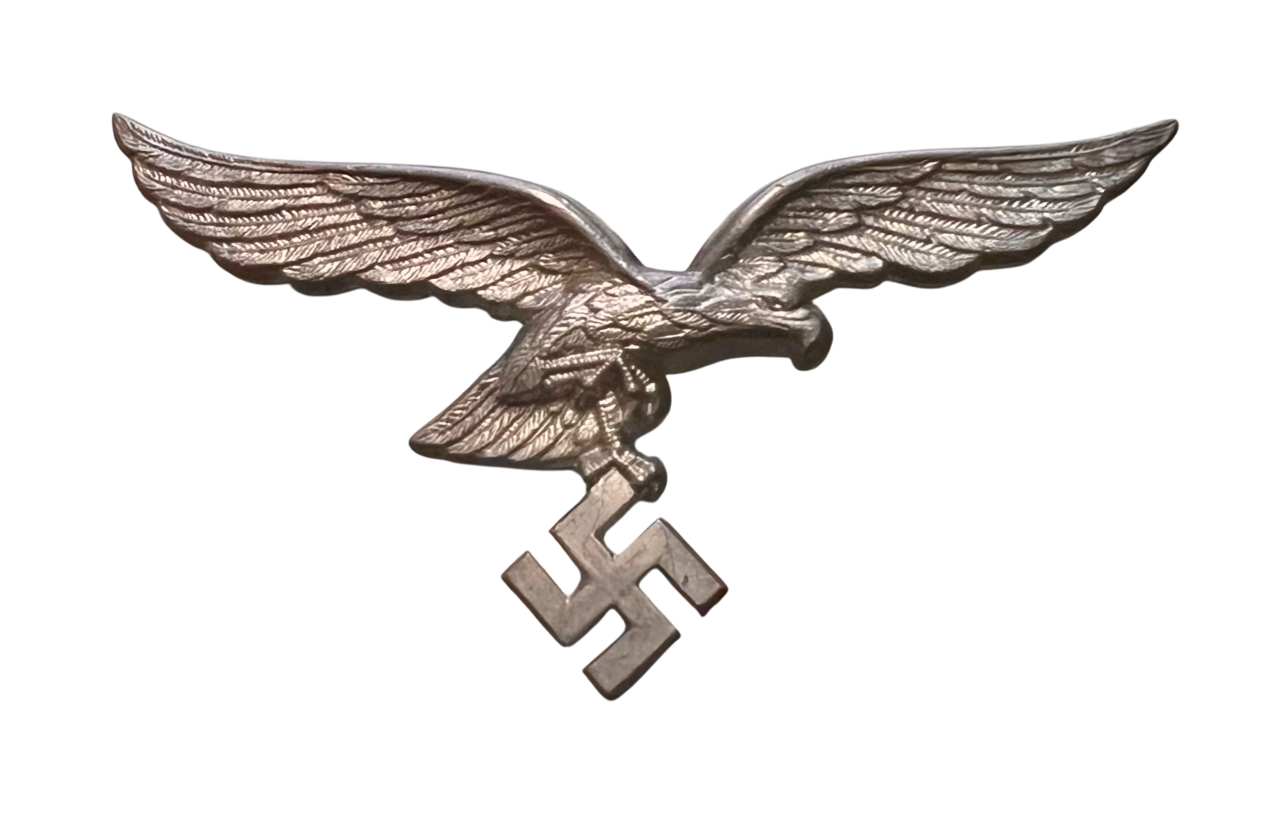Original WW2 German Luftwaffe Officers Metal Breast Badge