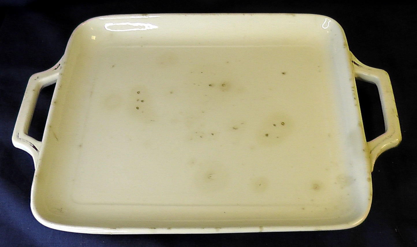 Antique Franz Mehlem Royal Bonn Tall Triangular Bird Cheese/Stilton Dish