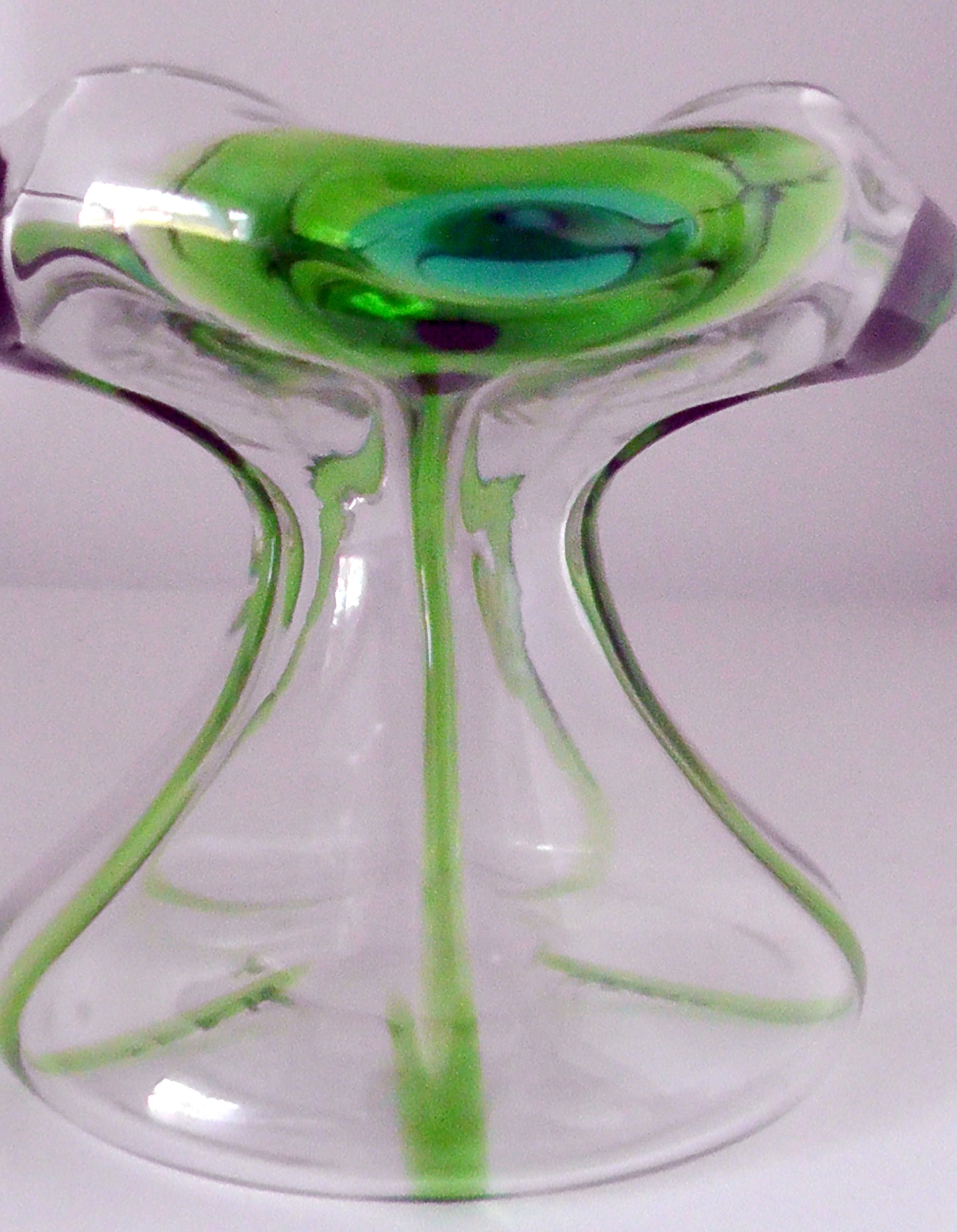 Stuart and Sons Art Nouveau Cairngorm/Peacock Trail Vase c1900