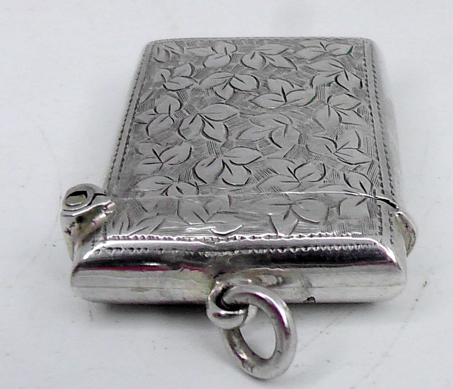 Solid Silver Vesta Dates 1907