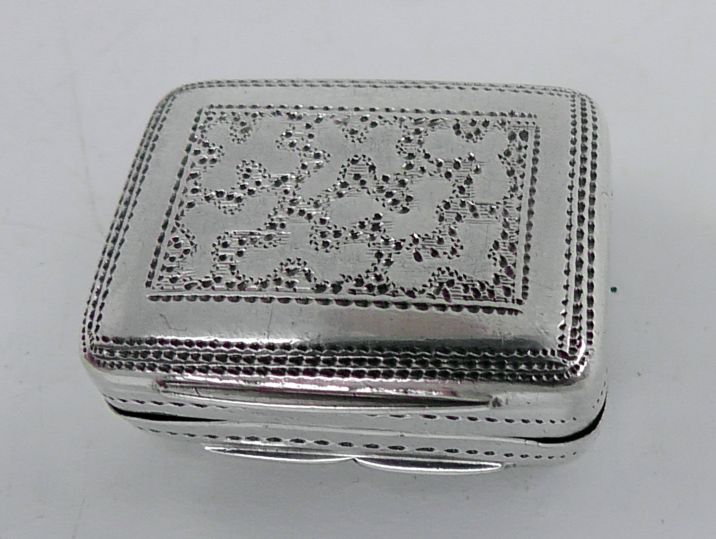 Solid Silver George IV Vinaigrette Dates 1829