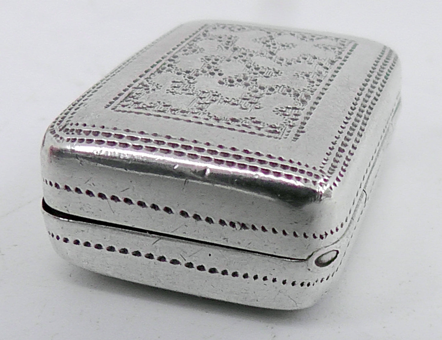 Solid Silver George IV Vinaigrette Dates 1829