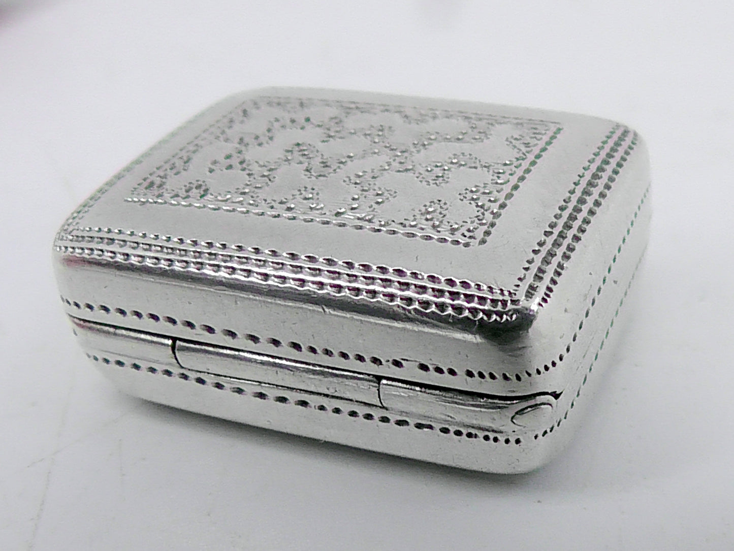 Solid Silver George IV Vinaigrette Dates 1829