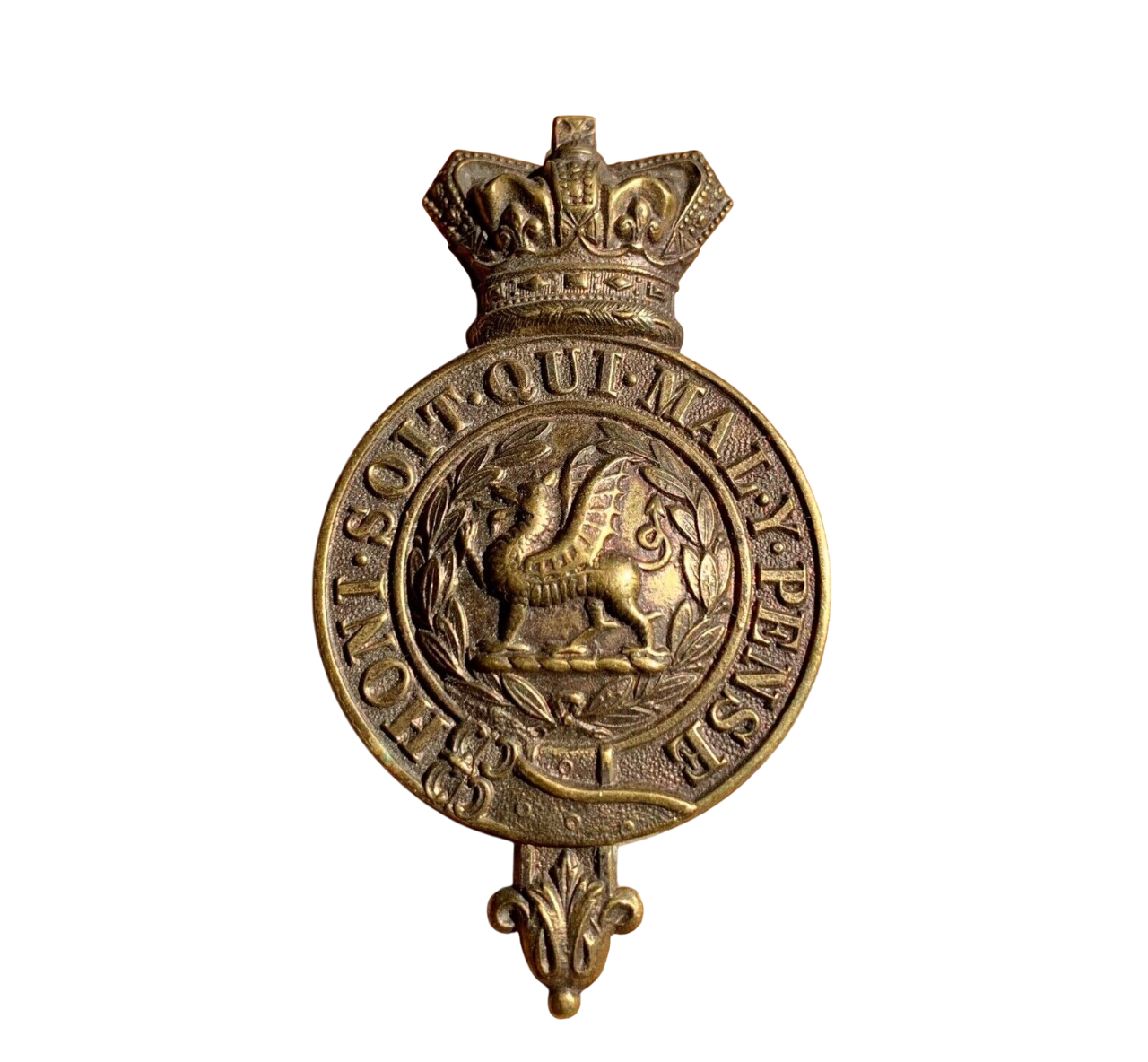 1st Monmouthshire Regiment Officers Glengarry Badge