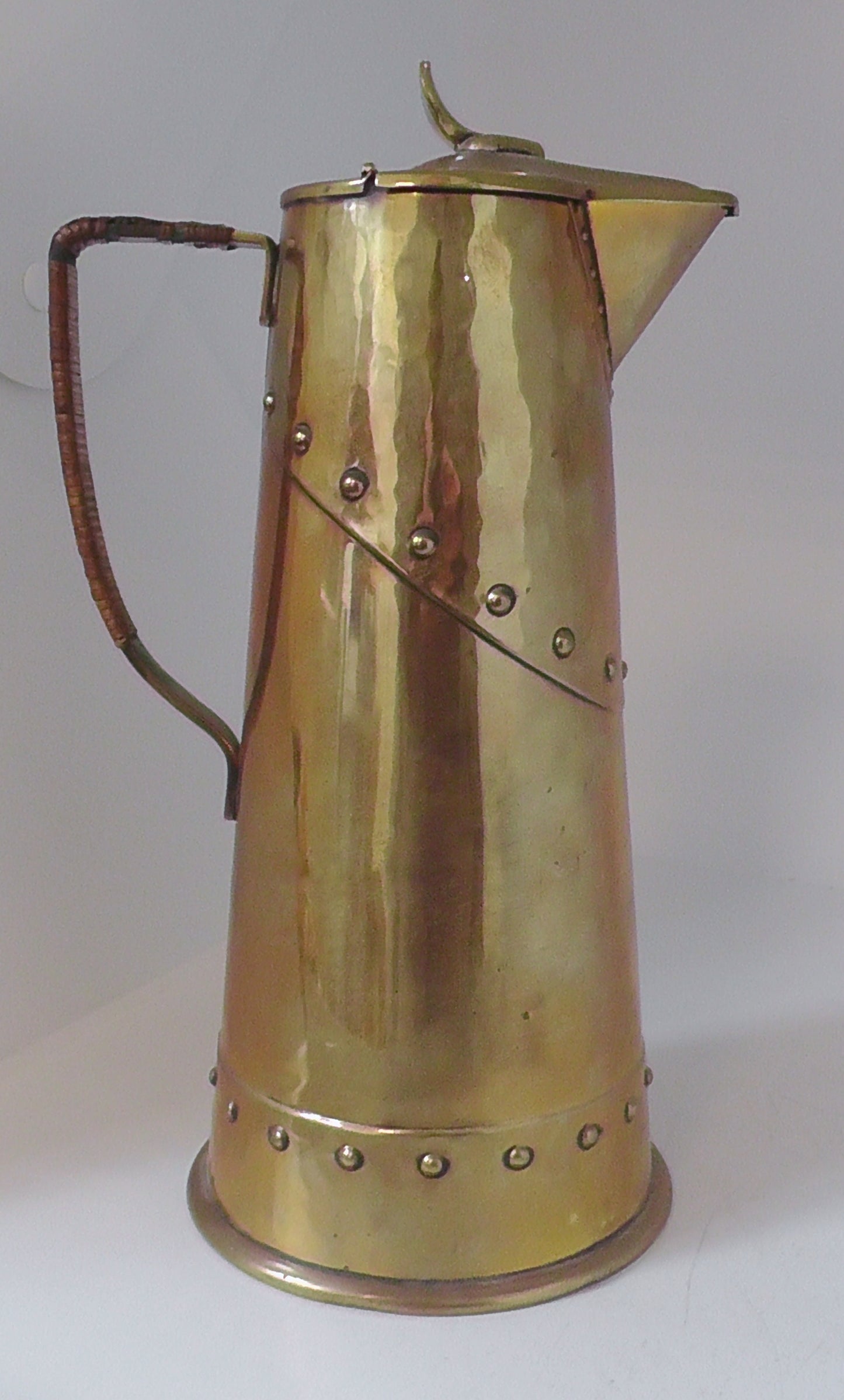 WMF Art Nouveau/Sessesionist Brass Pitcher
